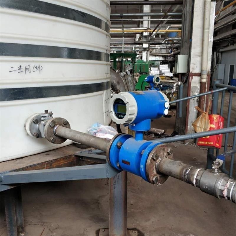 RS485 Modbus Digital Electromagnetic Flow Meter untuk cairan tahan asam alkali dengan akurasi tinggi