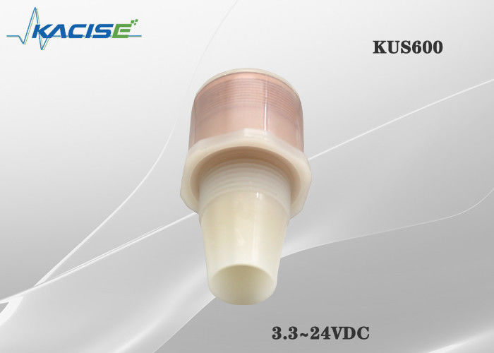 KUS600 IP68 Waterproof Ultrasonic Water Level Sensor dengan Range 0,6m-5m dan Casing PVDF