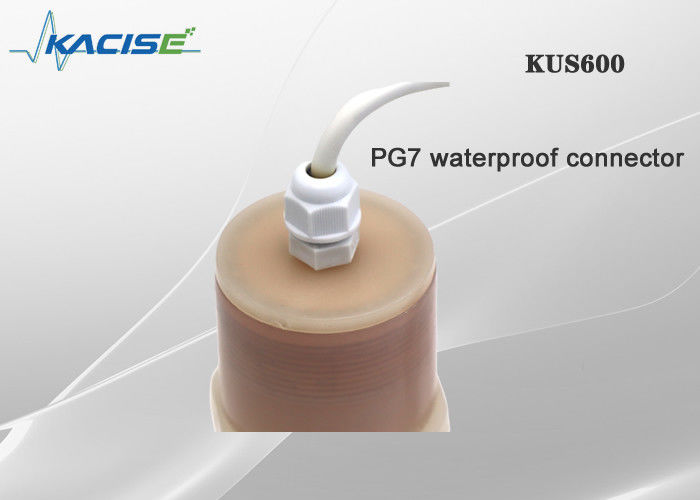 KUS600 IP68 Waterproof Ultrasonic Water Level Sensor dengan Range 0,6m-5m dan Casing PVDF