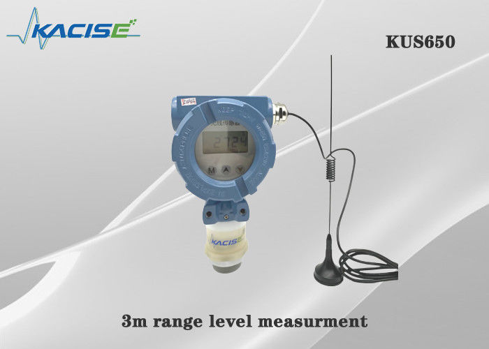 KUS650A Sensor Tingkat Ultrasonik Nirkabel Jangkauan 3M dengan Perlindungan IP68 dan Output 4G/Lora/GPRS/NB untuk Pengukuran Tingkat Cairan