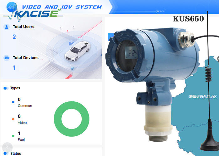 KUS650A Sensor Tingkat Ultrasonik Nirkabel Jangkauan 3M dengan Perlindungan IP68 dan Output 4G/Lora/GPRS/NB untuk Pengukuran Tingkat Cairan