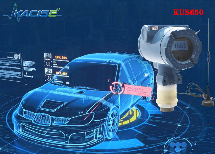 KUS650A Sensor Tingkat Ultrasonik Nirkabel Jangkauan 3M dengan Perlindungan IP68 dan Output 4G/Lora/GPRS/NB untuk Pengukuran Tingkat Cairan