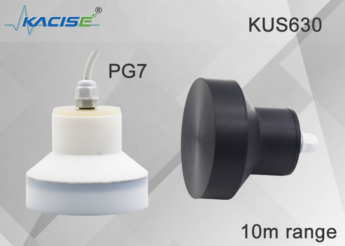 PTFE/PVC rentang 15m output RS485 atau 0 ~ 5V nirkabel sensor tingkat air ultrasonik
