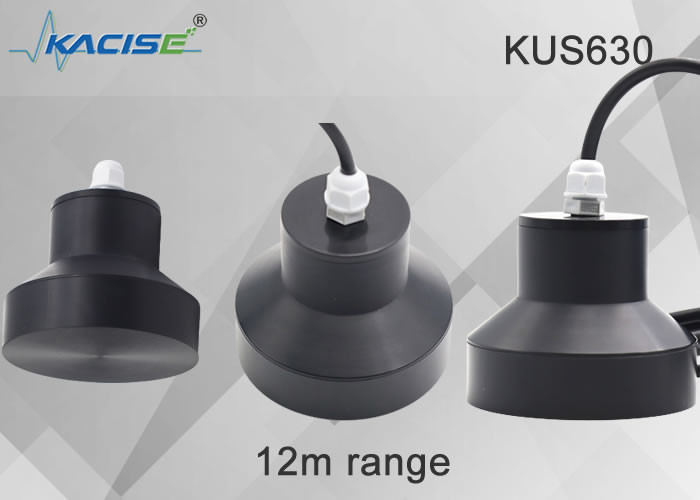 PTFE/PVC rentang 15m output RS485 atau 0 ~ 5V nirkabel sensor tingkat air ultrasonik