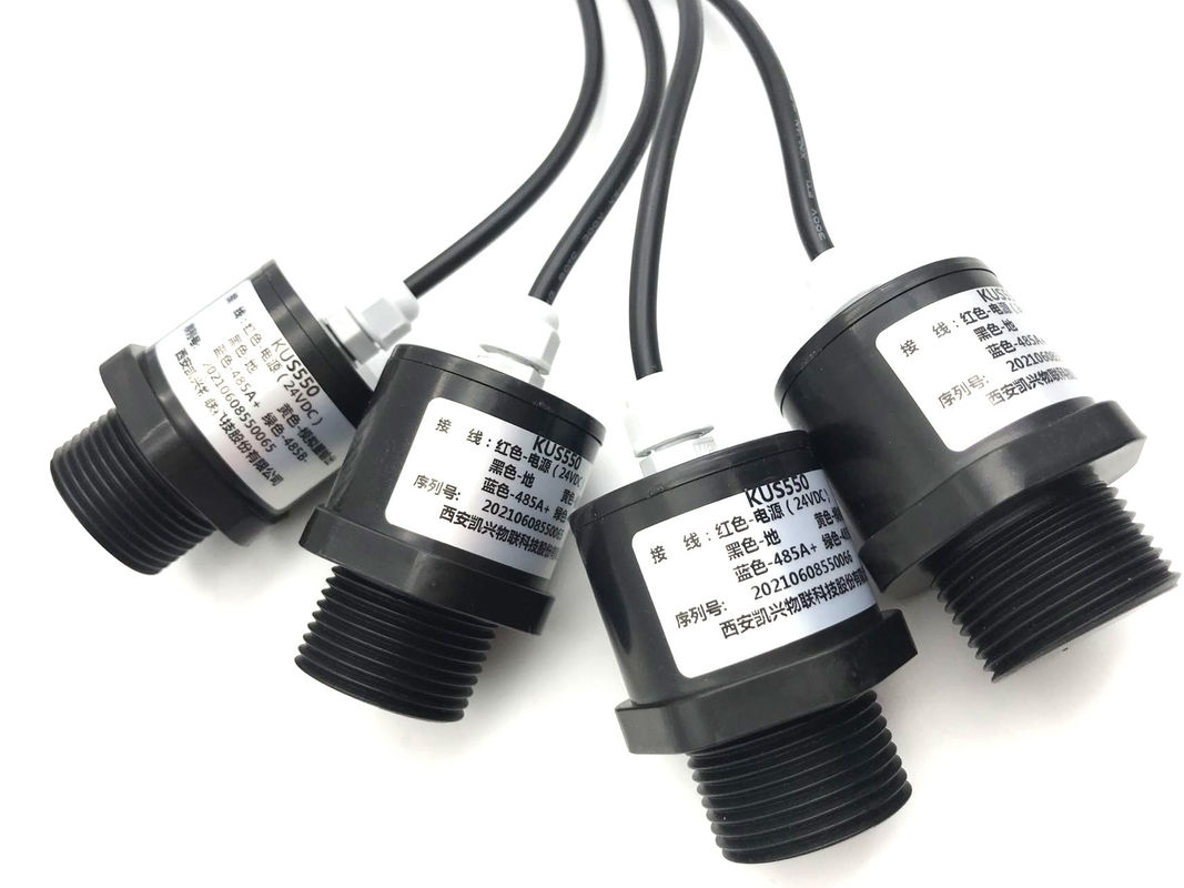Sensor Level Ultrasonik Jangkauan 3m dengan Output RS485 dan Casing PTFE untuk Lingkungan Korosif