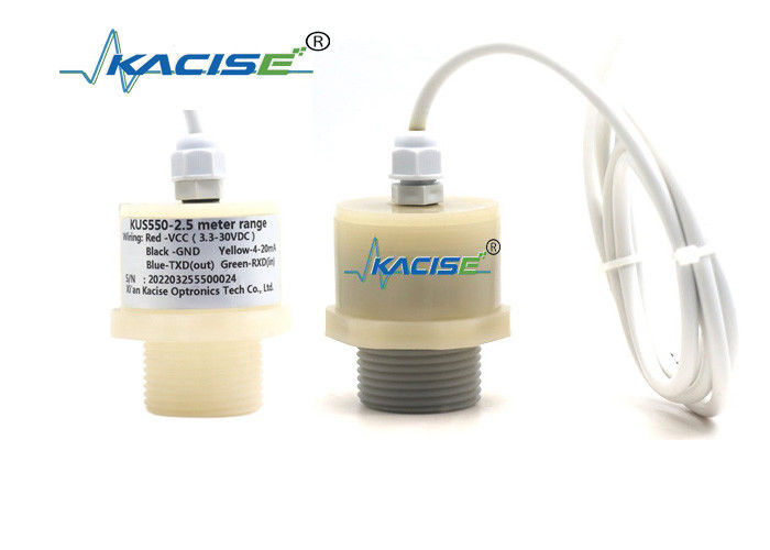 Sensor Ketinggian Air Ultrasonik Cerdas Konsumsi Daya Rendah dengan Output RS485 dan Casing PTFE untuk Kolam Limbah