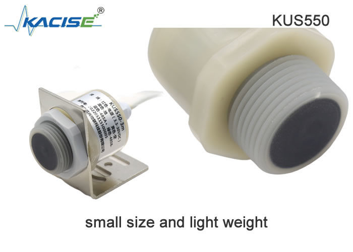 Sensor Tingkat Ultrasonik Seri KUS550 dengan Perlindungan IP68 Konsumsi Daya Rendah dan Bahan Shell PVDF