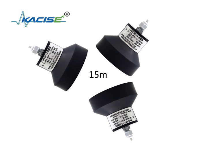 PTFE/PVC rentang 15m output RS485 atau 0 ~ 5V nirkabel sensor tingkat air ultrasonik