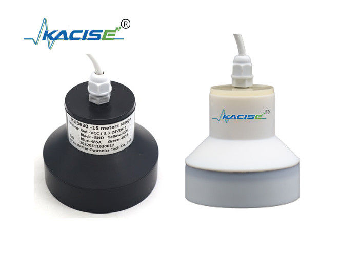 Sensor Ketinggian Air Ultrasonik Non-kontak 15M dengan Output RS485 Perlindungan IP68 Tahan Korosi Sensitivitas Tinggi