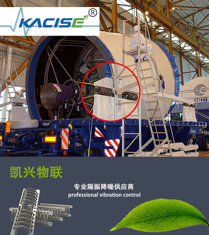 Anti Shock Helical Wire Rope Isolator dengan Absorpsi Energi dan Ketahanan Korosi Kekakuan Nonlinear