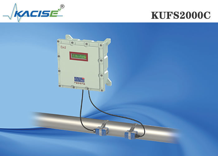 KUFS2000C Clamp Proof Explosion On Ultrasonic Flow Meter dengan Pengukuran Bidirectional untuk Pipa DN32-DN6000