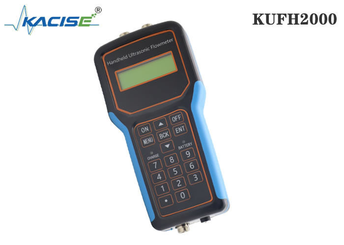 KUFH2000B Meter Aliran Ultrasonik Handheld dengan Fungsi Kartu SD untuk Pipa DN15-DN6000 dan Akurasi ± 1%
