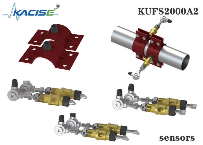 KUFS2000A2 Wall Mount Insertion Ultrasonic Flow Meter untuk Pipe DN50-DN6000 dengan Pengukuran Bidirectional dan RS485 Modbus Interface