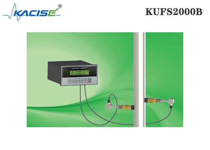 KUFS2000B Panel Mount Insertion Ultrasonic Flow Meter dengan akurasi ± 1% untuk pipa DN50-DN6000 dan RS485 Modbus Interface