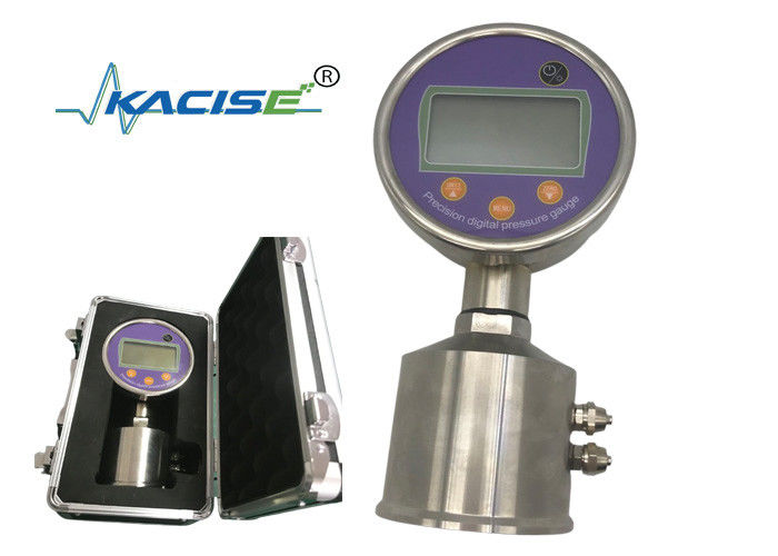 24VDC Digital Oil Pressure Gauge dengan akurasi 0,1% Baterai Lithium isi ulang dan 50000 Data Record Limit