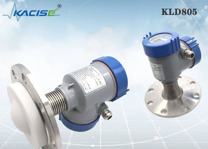 KLD805 80GHz Flange Mounting Radar Level Transmitter untuk lingkungan suhu tinggi dan tekanan tinggi dengan PTFE tahan korosi