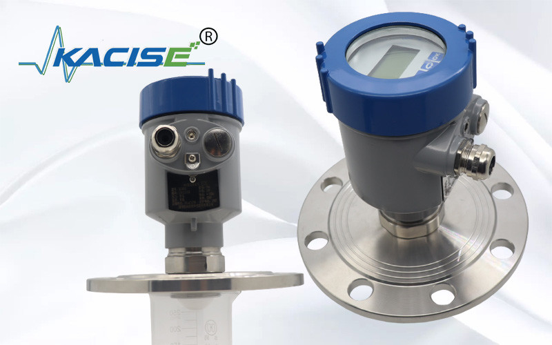 30m Tekanan Tinggi 80G Non Contact Radar Liquid Level Transmitter Untuk Cairan Sedikit Korosif