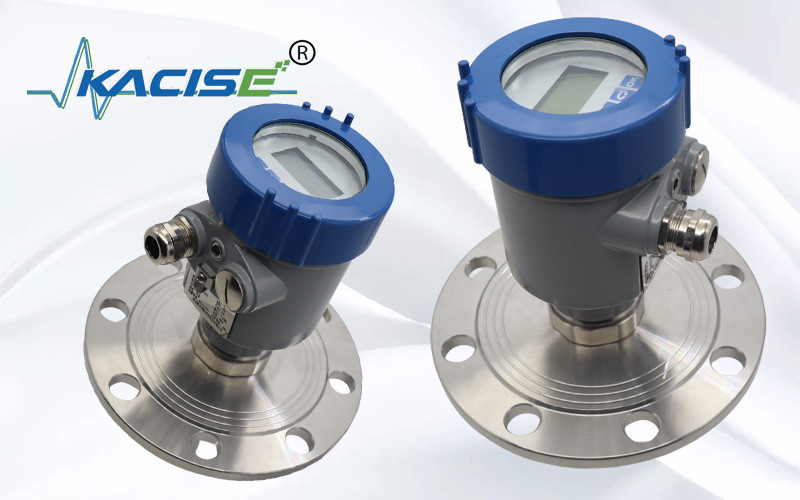 30m Tekanan Tinggi 80G Non Contact Radar Liquid Level Transmitter Untuk Cairan Sedikit Korosif