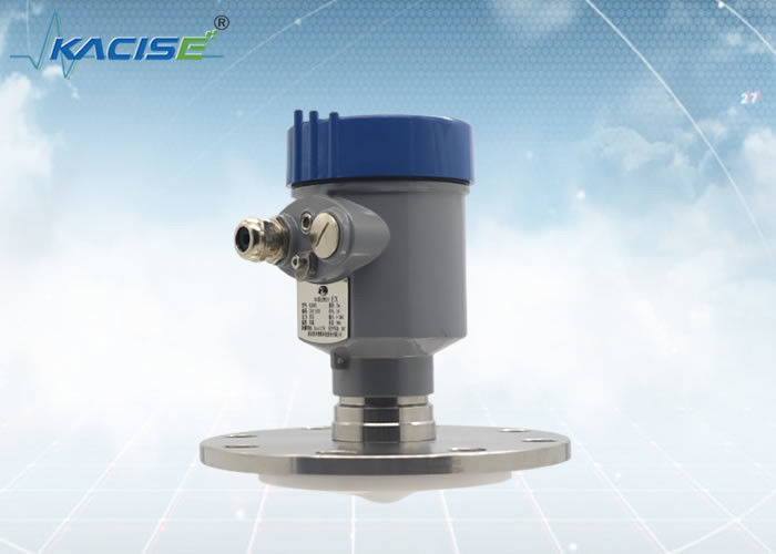 Anti korosif 80GHz FMCW Radar Level Transmitter dengan output 4-20mA untuk tangki air minyak bahan bakar diesel