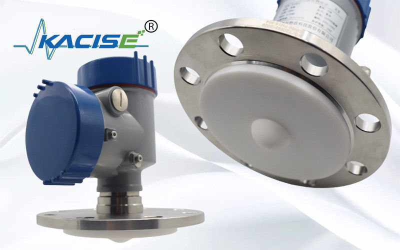 Kacise 80GHz Radar Level Transmitter dengan 100m Range dan RS485 Modbus Output untuk Limbah Korosif Kuat