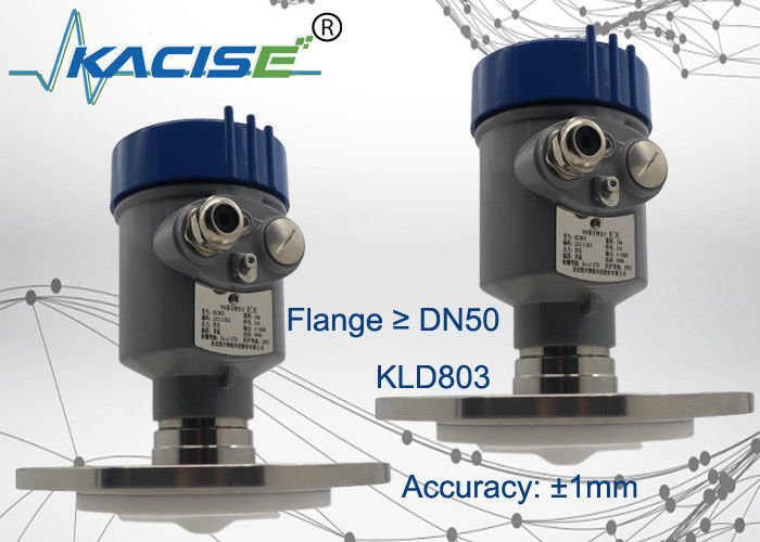 Kacise 80GHz Radar Level Transmitter dengan 100m Range dan RS485 Modbus Output untuk Limbah Korosif Kuat