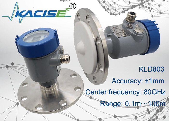 KACISE OEM 80GHz Radar Level Sensor dengan output 4-20mA dan perlindungan IP67 untuk pengukuran tingkat tinggi