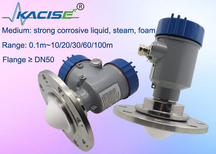 OEM 80GHz Radar Level Gauge Sensor dengan RS485 Modbus dan Perlindungan IP67 untuk Pengukuran Tingkat Tangki Air