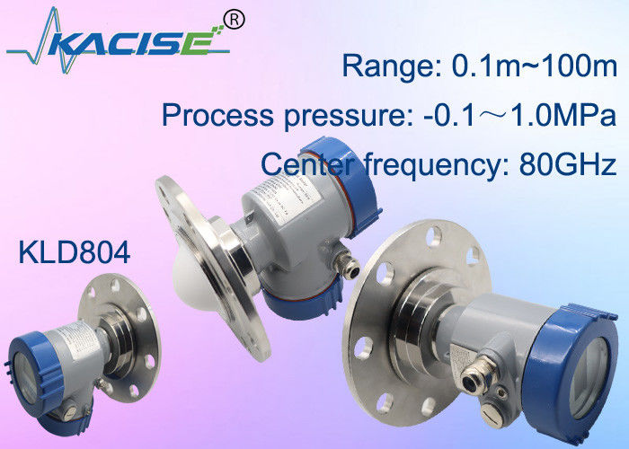Kacise OEM 80GHz FMCW Radar Level Sensor dengan 100m Range dan Desain tahan korosi untuk Tangki Kimia