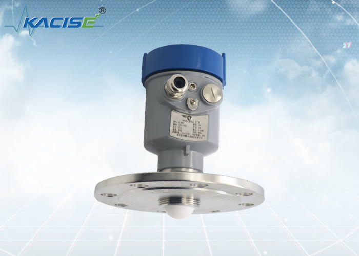 80GHz Radar Level Transmitter dengan Kompensasi Suhu dan Flang Mounting untuk Pengukuran Tingkat Air