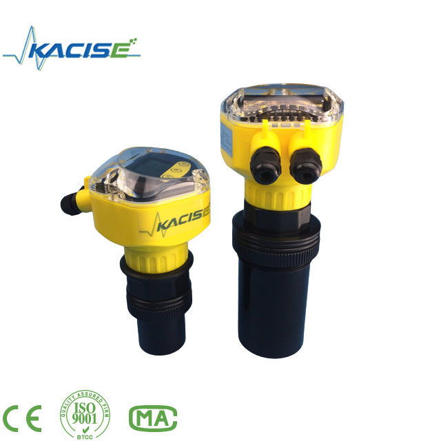 Sensor tingkat ultrasonik dengan perlindungan IP67 casing stainless steel dan rentang pengukuran 60m untuk air limbah dan tangki bawah tanah