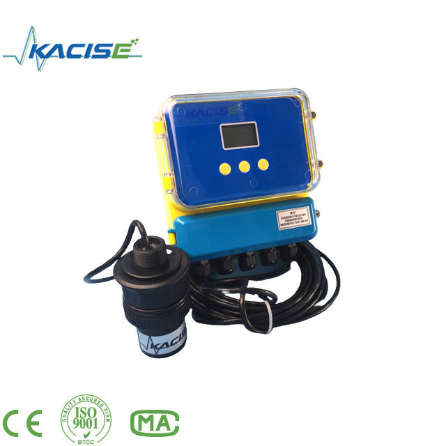 Sensor tingkat ultrasonik dengan perlindungan IP67 casing stainless steel dan rentang pengukuran 60m untuk air limbah dan tangki bawah tanah