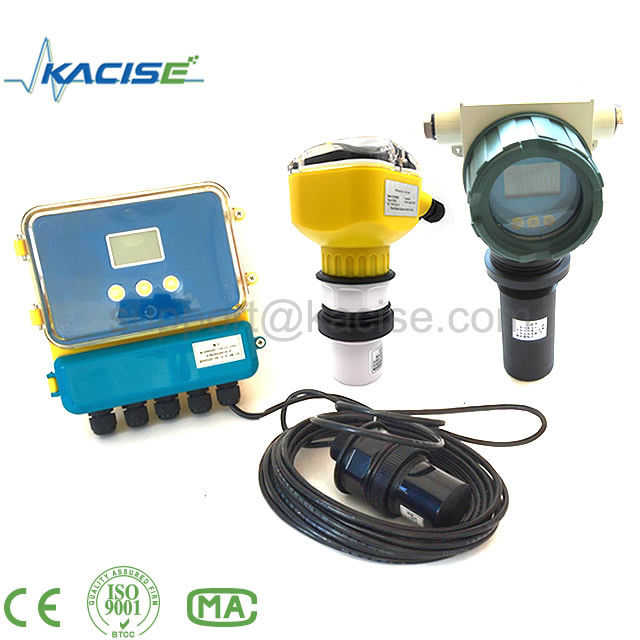 Sensor tingkat ultrasonik dengan perlindungan IP67 casing stainless steel dan rentang pengukuran 60m untuk air limbah dan tangki bawah tanah