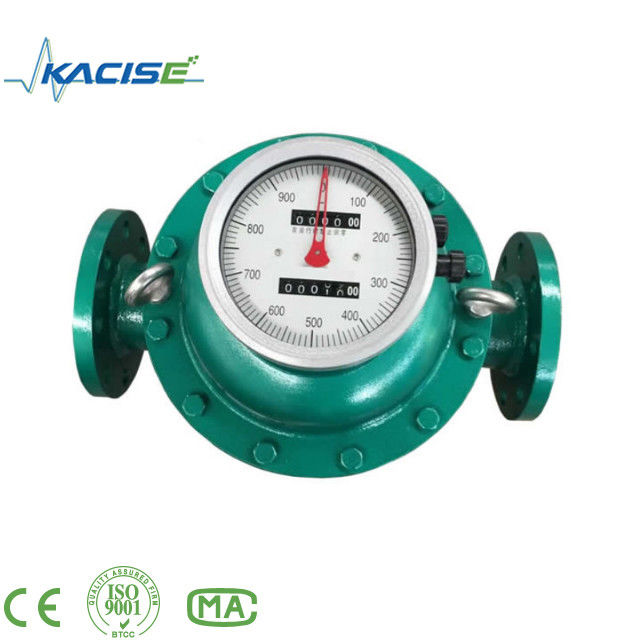 Viscosity Liquid Oval Gear Flow Meter dengan tampilan digital dan akurasi 0,5%