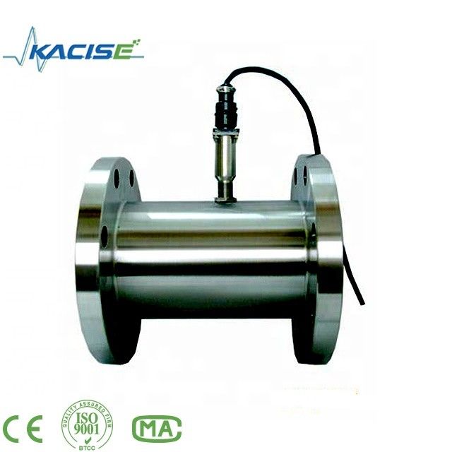 Akurasi tinggi ±0,2% Turbin Flow Meter untuk Diesel dan Minyak Bakar dengan Pasokan Daya 24VDC dan Konstruksi Baja Rinsing