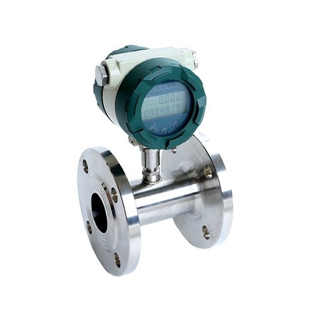 Akurasi tinggi ±0,2% Turbin Flow Meter untuk bahan bakar diesel dan minyak dengan bahan SS304/SS316 dan output 4-20mA