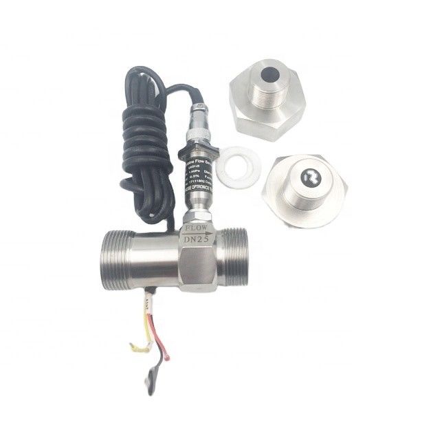 SS304/SS316 Turbin Flow Meter dengan Kecepatan Tinggi dengan Sambungan Flange/Thread/Sanitary untuk Jus dan Bir