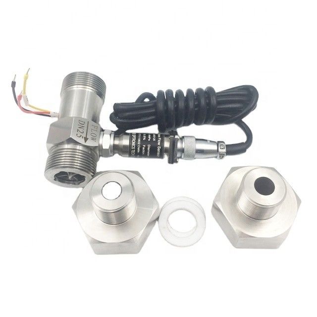 SS304/SS316 Turbin Flow Meter dengan Kecepatan Tinggi dengan Sambungan Flange/Thread/Sanitary untuk Jus dan Bir