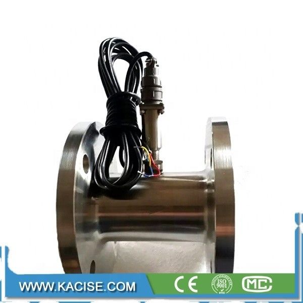 SS304/SS316 Turbin Flow Meter dengan Kecepatan Tinggi dengan Sambungan Flange/Thread/Sanitary untuk Jus dan Bir