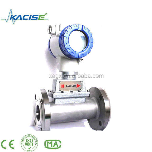 SS304 Housing Material Gas Turbine Flow Meter dengan ExdIIBT6 Buktinya terhadap ledakan dan akurasi ± 0,75% Digital Turbine Flow Meter