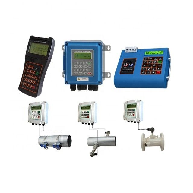 Akurasi Tinggi ±0,5% Digital Ultrasonic Flow Meter dengan Perlindungan IP68 dan Kisaran Suhu Luas -30°C~160°C