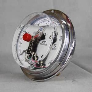 Pengukur Tekanan Nitrogen LPG Berisi Minyak Aluminium 60mm untuk Viskositas Tinggi dan Media Korosif