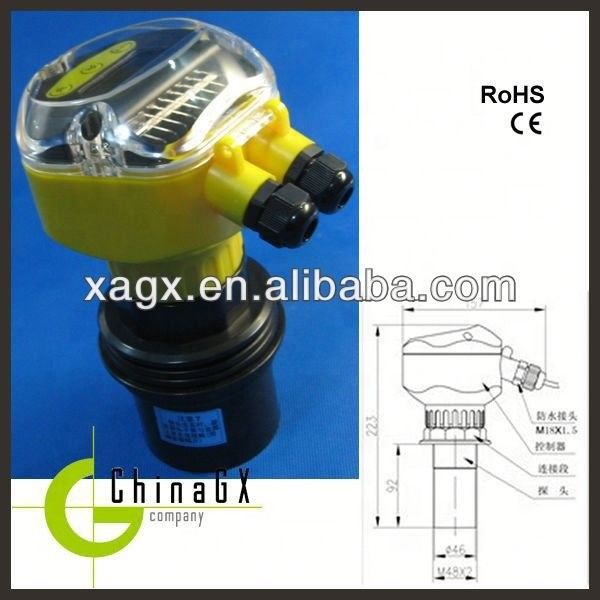 GXUM Series Long Distance Intelligent Water Level Transmitter dengan Resolusi 3mm dan Jangkauan 10m dalam IP67 Waterproof Housing