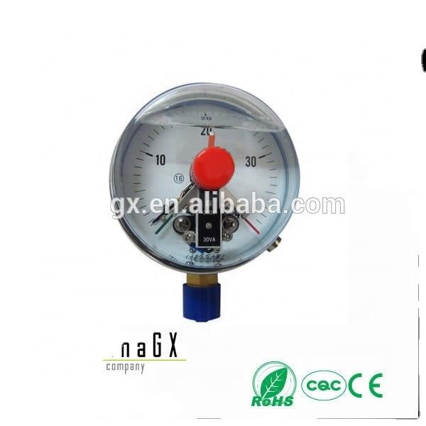 40mm sampai 150mm Hydraulic Pressure Gauge untuk Industri Kimia dengan ketahanan korosi
