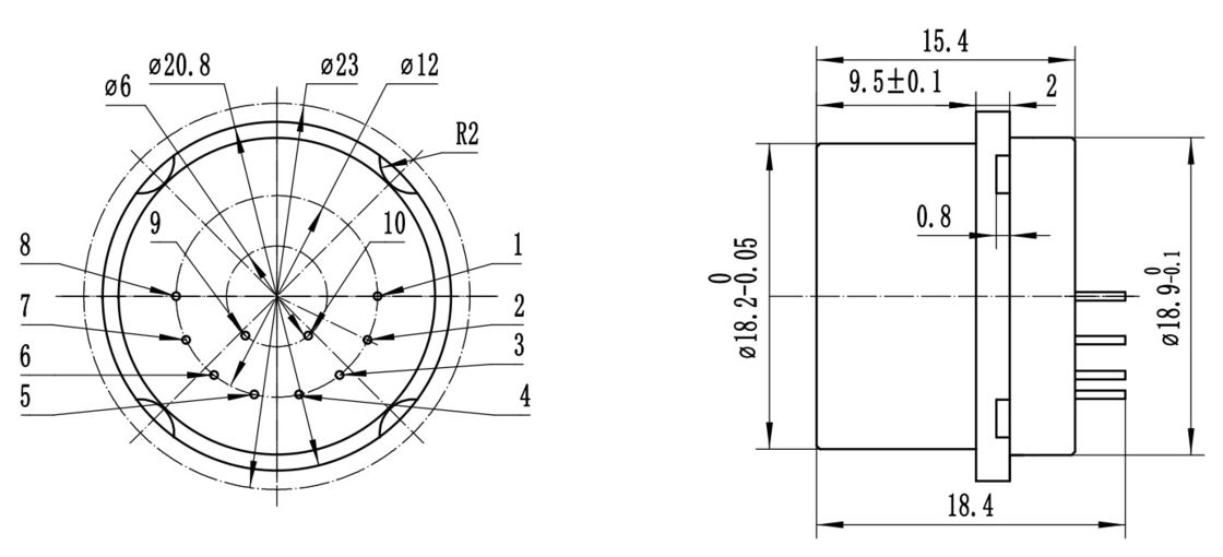 Sensor Akselerometer Kuarsa Seri KSJB6 dengan Cakupan K0/K1＜20mg ±30g dan Ketahanan Suhu Tinggi untuk Ladang Minyak Bumi