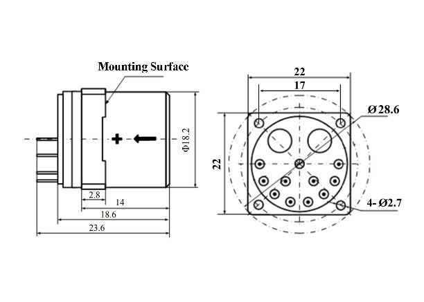 Sensor Quartz Accelerometer dengan ± 80g Range dan 100g Shock Resistance untuk Pemantauan Getaran