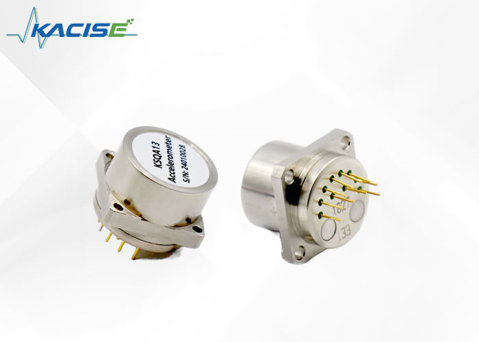 Sensor Akselerometer Presisi dengan Faktor Skala 2,3 ~ 3,5mA/g, Tahan Guncangan 500g, dan Sinus Puncak Getaran ±15g