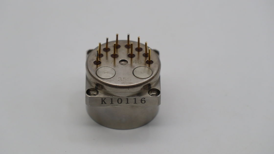 Quartz Flexible Accelerometer Sensor dengan suhu penyimpanan -55°C+120°C Vibration Peak Sine 15g@20Hz ~ 2000Hz dan Ukuran Ø25×25mm
