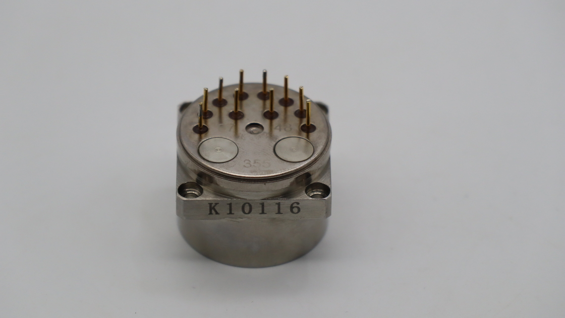 Suhu penyimpanan -55°C+120°C Sensor akselerometer tahan getaran dengan ukuran Ø25×25mm