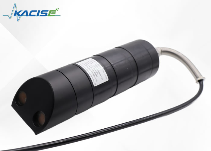 ABS Split Shell Industrial Ultrasonic Doppler Flow Meter Untuk Jarak kedalaman air 0.02-10m