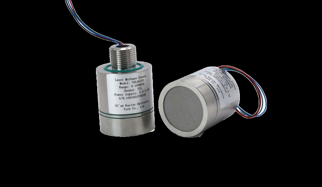 Sensor deteksi gas metana tahan ledakan untuk lingkungan yang mudah terbakar Suhu operasi -40°C~+70°C